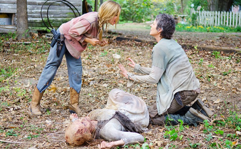 Lizzie Have to Look at the Flowers in the Grove? – The Walking Dead Explosive Episode